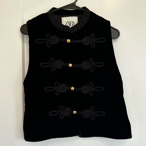 Black Zara vest